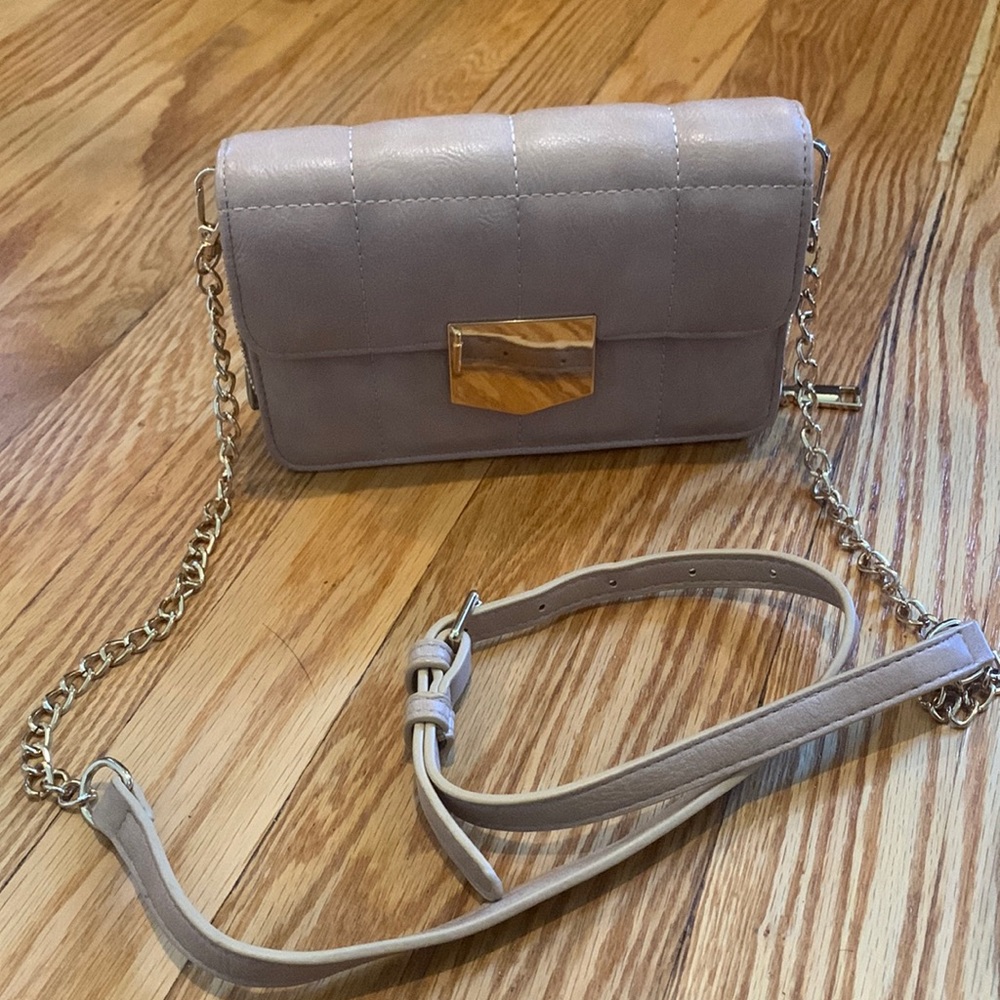 Nude Color Crossbody Clutch Size bag